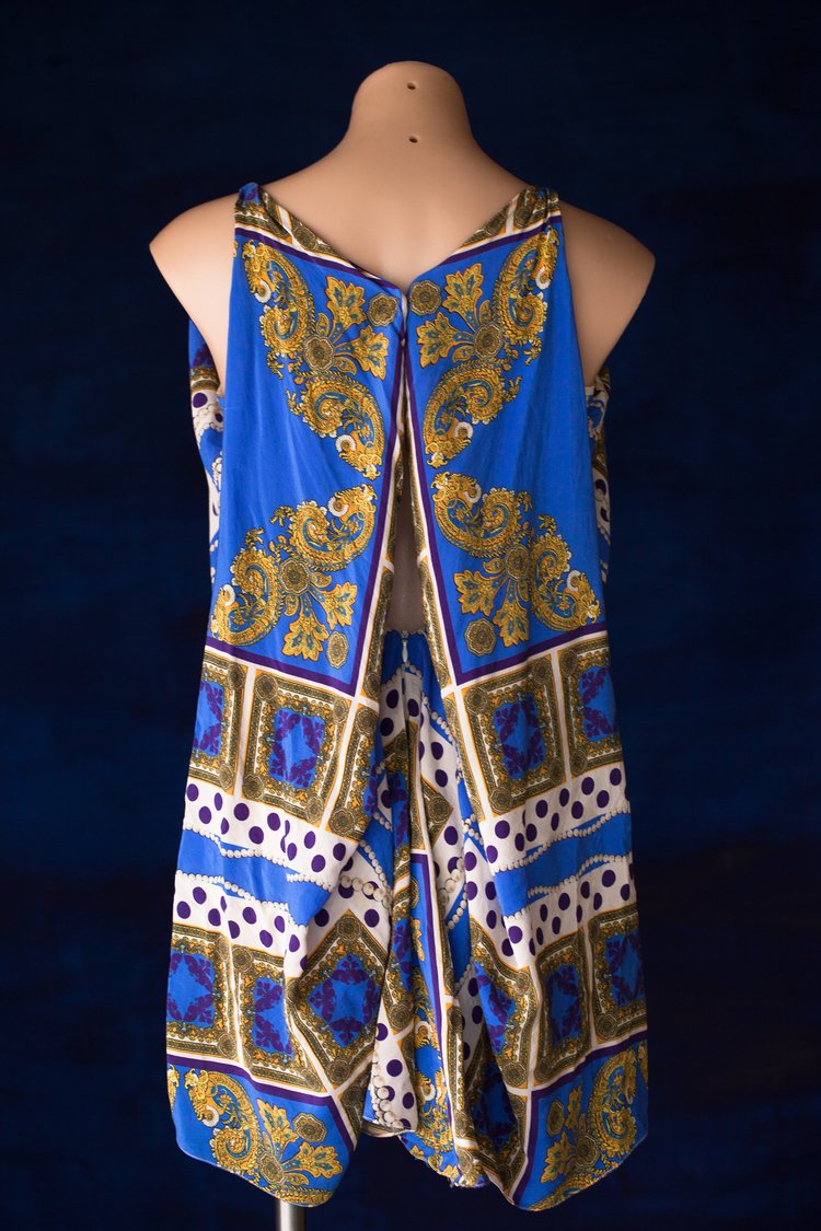 Scanlon & Theodore Silk Scarf Dress