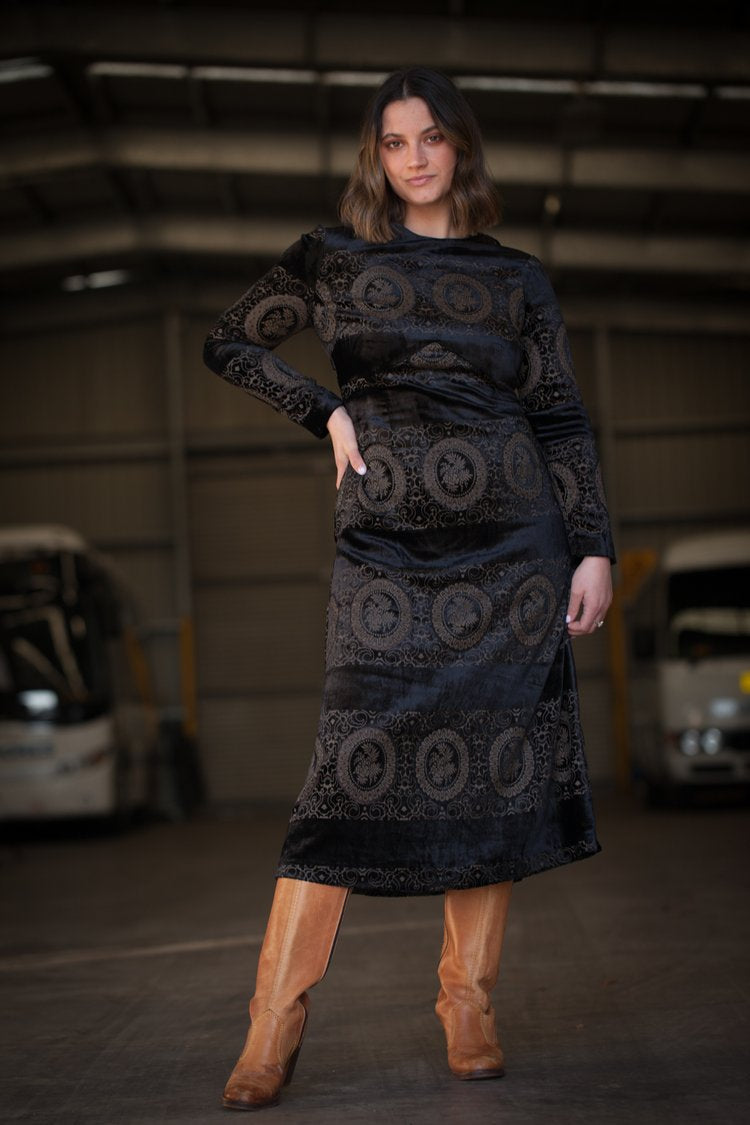 Velvet Medici Dress