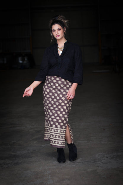 Indian cotton skirt