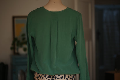 Jag Green Silk Shirt